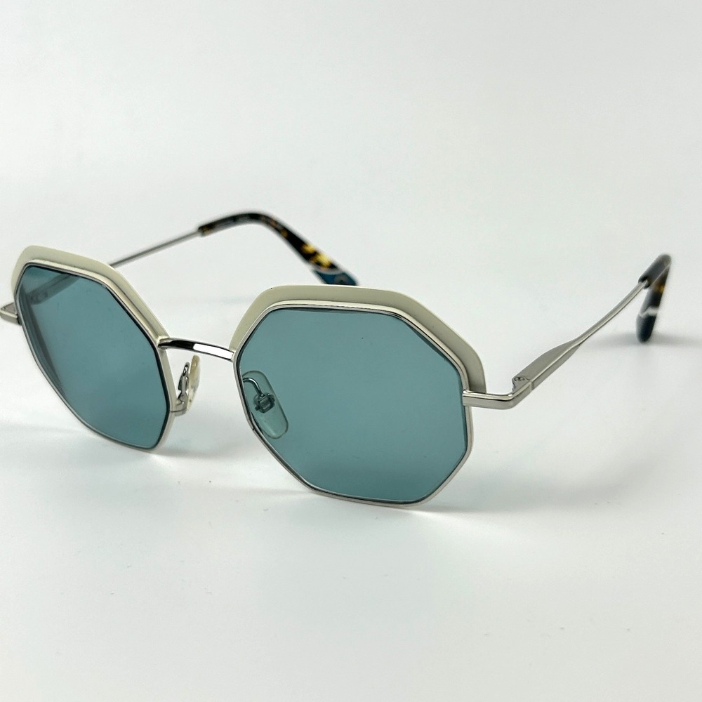 Etnia Barcelona Josette Womens Eyeglasses Frame Silver Half Rim 50-20-140 mm